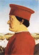 Piero della Francesca Portrait of Federigo da Montefeltro painting